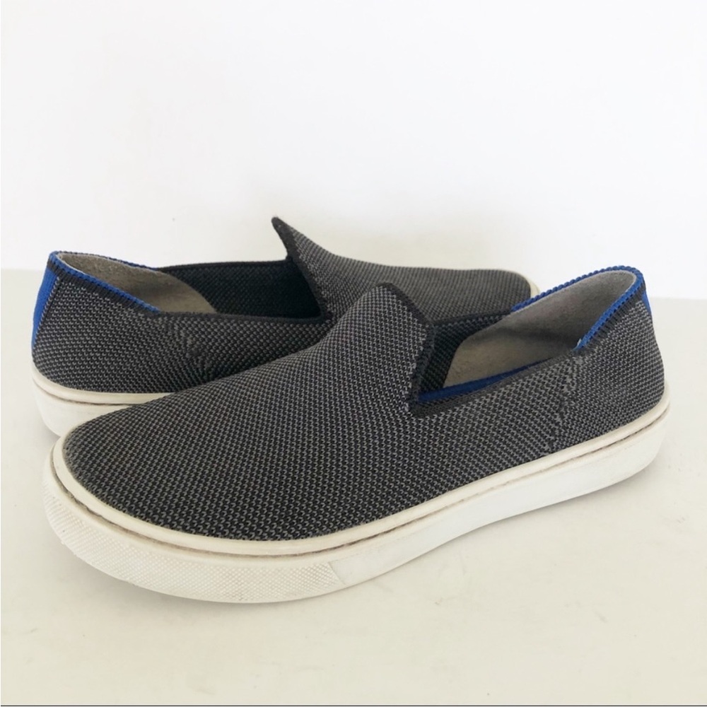 Rothy’s The Sneaker Slip On Dark Gray Eco Friendly Shoes